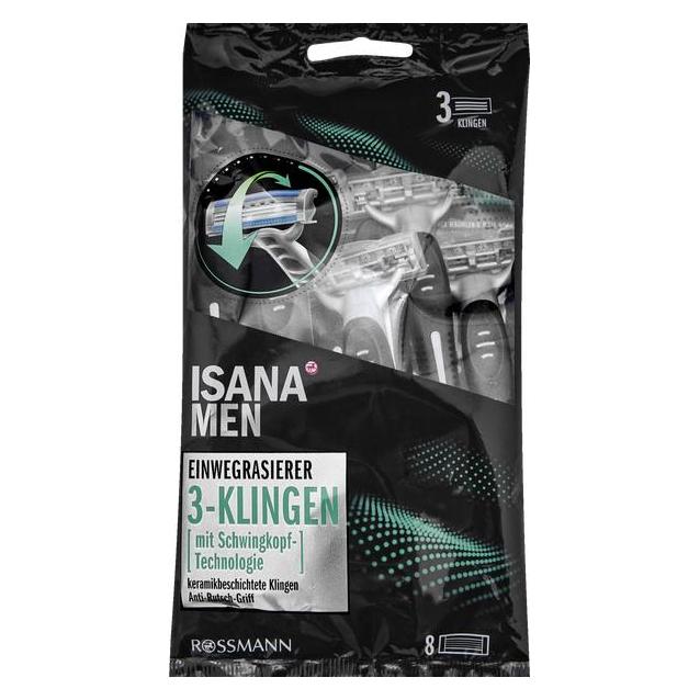 Isana MEN Einwegrasierer 8 St. (4305615613970)