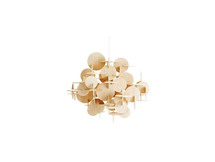 Lustre en bois clair Bau