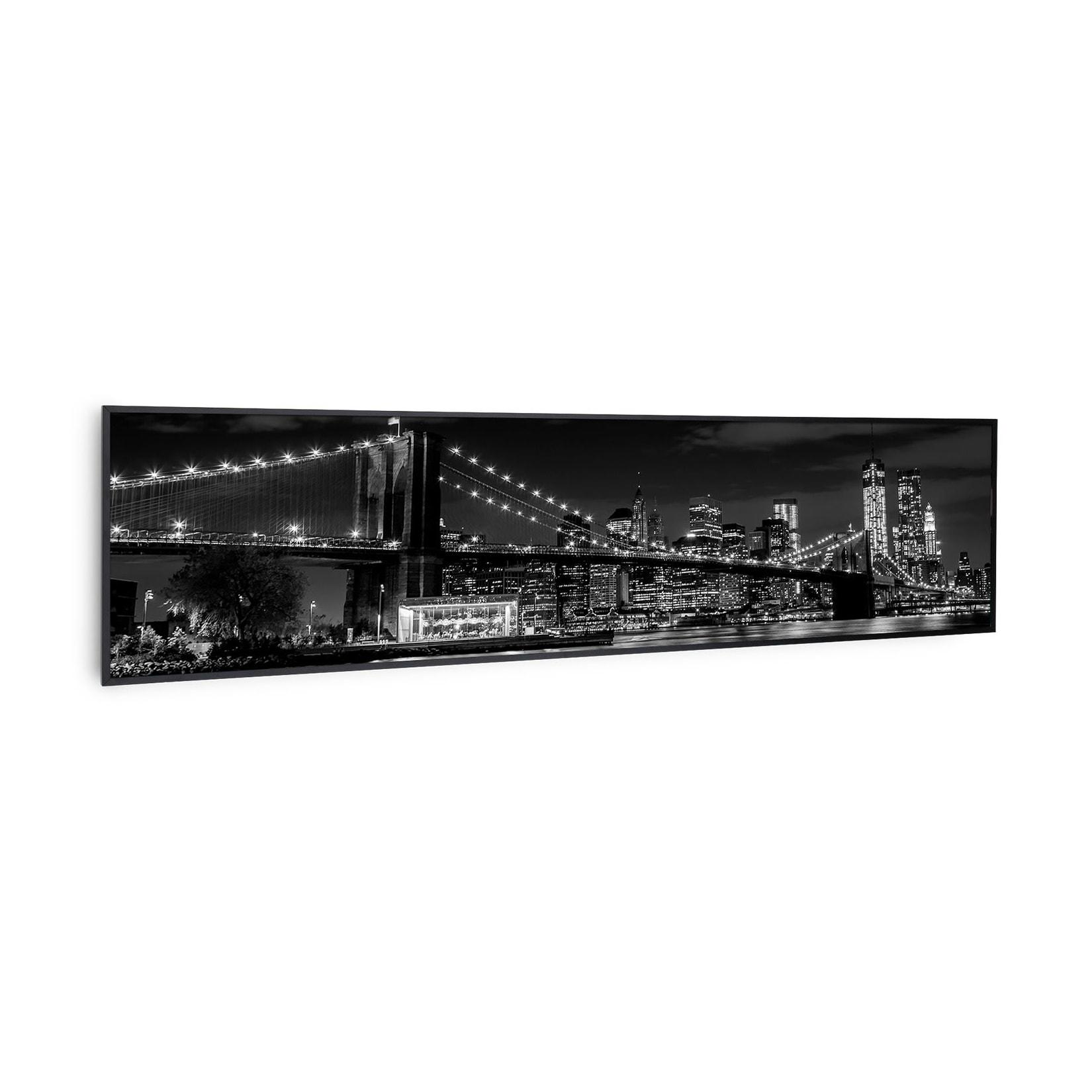 Wonderwall Air Art Smart Infrarotheizung Brücke 120x30cm 350W 120 x 30 cm