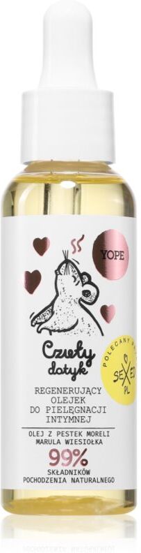 Yope Regenerating Intimate Care Oil soin régénérant et apaisant pour les parties intimes 50 ml