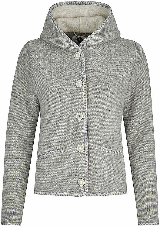 STAPF Trachtenstrickjacke MALWINE grau   S S