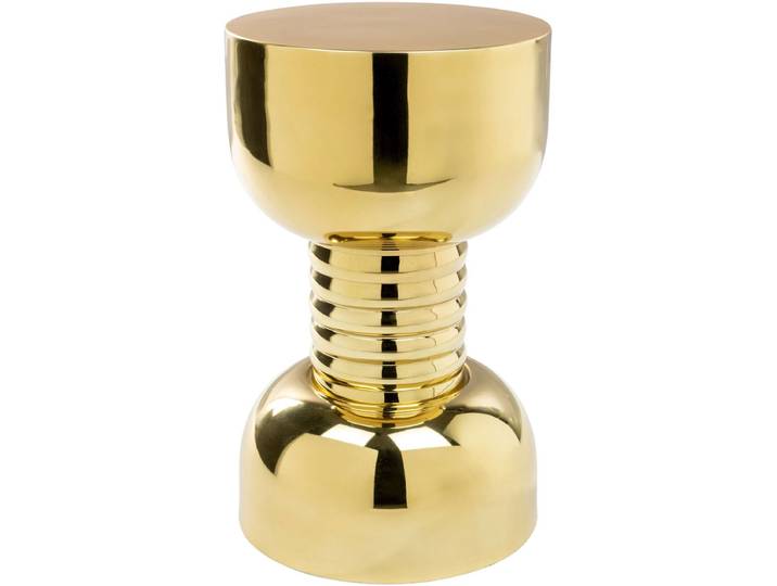 Bold Monkey Gonna Make You Sweat Bijzettafel Rond 29 cm Metaal Goud