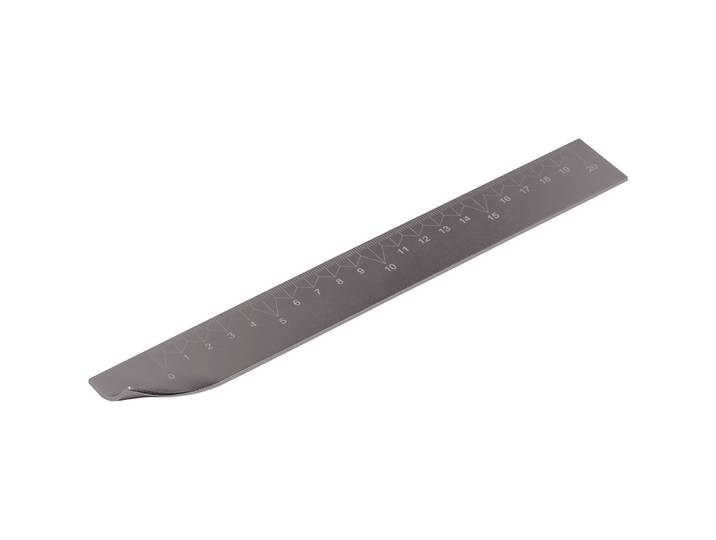 Lineal Lexon City Ruler - Farbe: anthrazit - Material: Aluminium - 807
