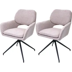 ESSZIMMERSTUHL Beige 2er-Set
