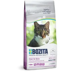 Bozita Hair & Skin Wheat Free Salmon Katzentrockenfutter 2 Kilogramm