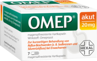 Hexal AG OMEP akut 20 mg magensaftr.Hartkaps. 7 St 03276895