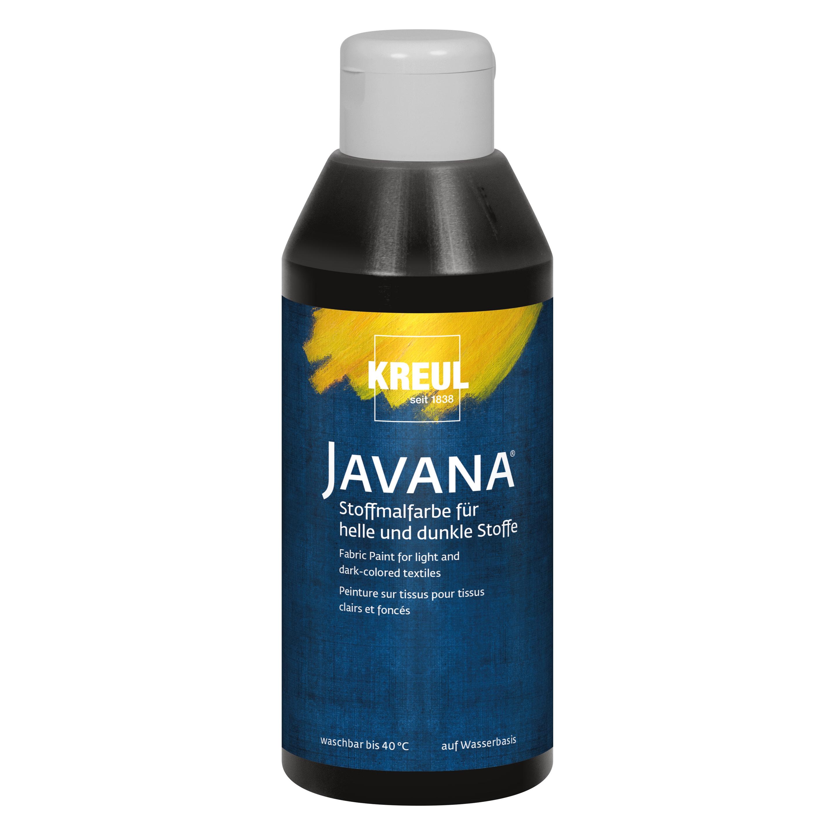 Kreul Javana Stoffmalfarbe für helle und dunkle Stoffe, 250 ml (250 ml) (23252041)