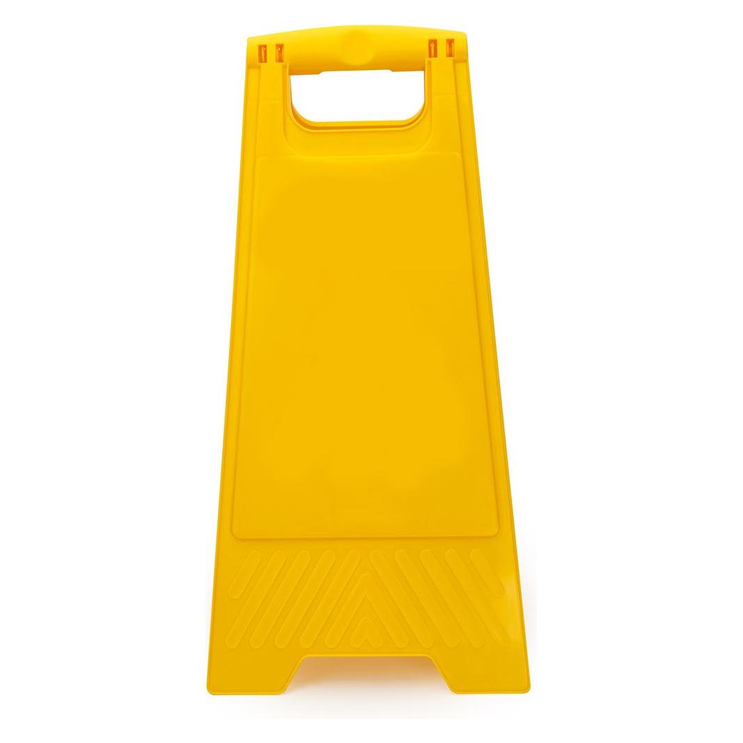 Brady Stabile Warnaufsteller, Polypropylen, Gelb, unbeschriftet (1 Stück) (092110)