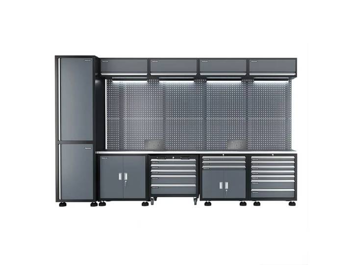 Station de travail professionnelle pour Garage, entretien des véhicules, chariot à outils en acier personnalisable, armoire Combo pour réparation automobile