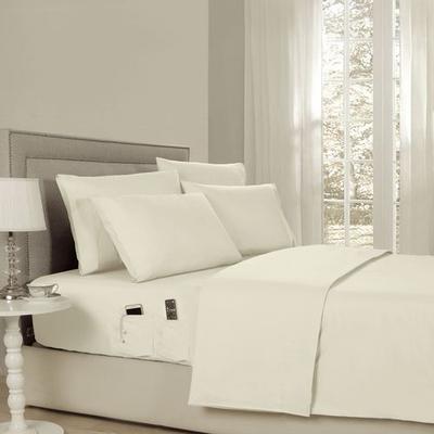 Trade Linker International Smart Pocket Sheet Set, Queen, Ivory