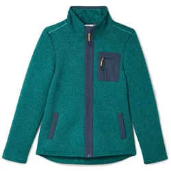 Tchibo - Kinder-Thermo-Strickfleecejacke - Kinder - Gr. 158/164 - petrol