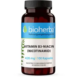 Vitamin B3-Niacin (Nicotinamid) 420 mg 100 Kapseln