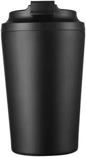 Uplift Essentials 12 Oz Stainless Steel Insulated Travel Coffee Mug With Non Slip Base And Leak Proof Lid black
