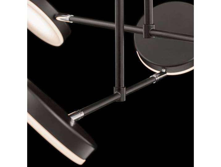 Maytoni Hängelampe Fad, schwarz, für Wohn- / Esszimmer, Metall, Modern