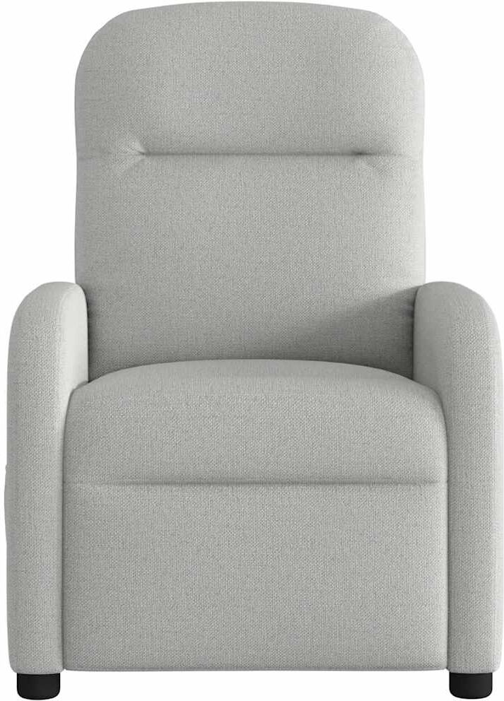 vidaXL Fauteuil inclinable gris nuage tissu