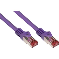 GC 8060-010V - Patchkabel Cat.6, S/FTP PiMF, 250 MHz, violett, 1 m