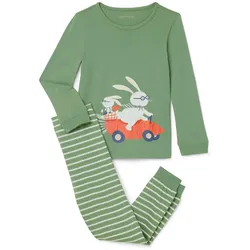 Tchibo - Kinder-Pyjama - Jungen - Gr. 122/128 - weiß