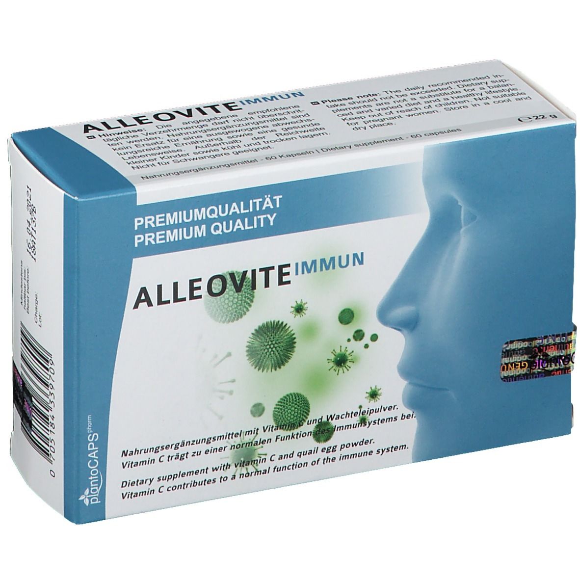 Plantocaps Alleovite Immun Kapseln 60 St
