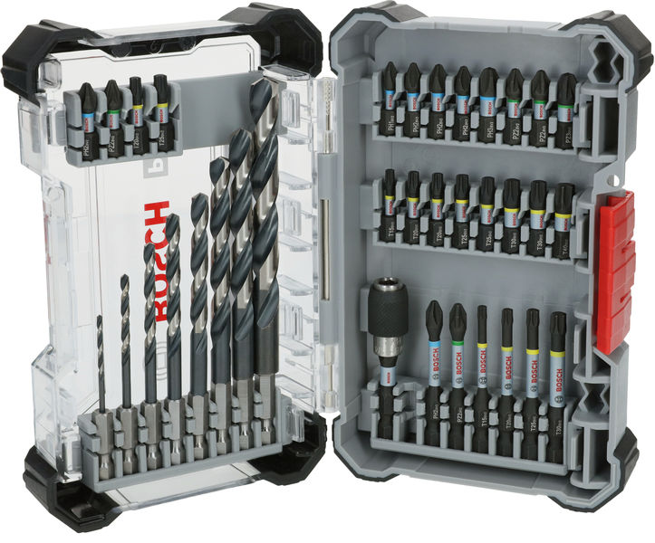 Bosch PRO Impact Schrauberbits und Metallbohrer Mixed Set, 35-tlg. 2608521U81