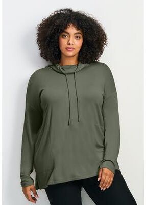 Plus Size Women's Addison Cowl Neck Tunic by Avenue in Olive (Size 18)
