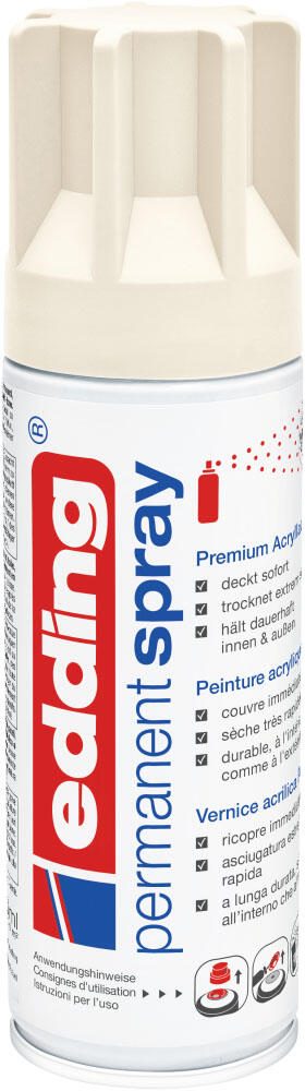 edding Acrylspray Permanent Spray Cremeweiß Matt 4-5200921