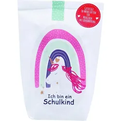 12x Wunderle, Geschenkverpackung, Mitbringsel Wundertüte Schulstart Einhorn (1x)