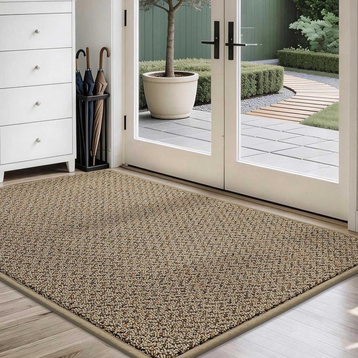 Schoonloopmat Entremat Taupe 90 x 150 cm