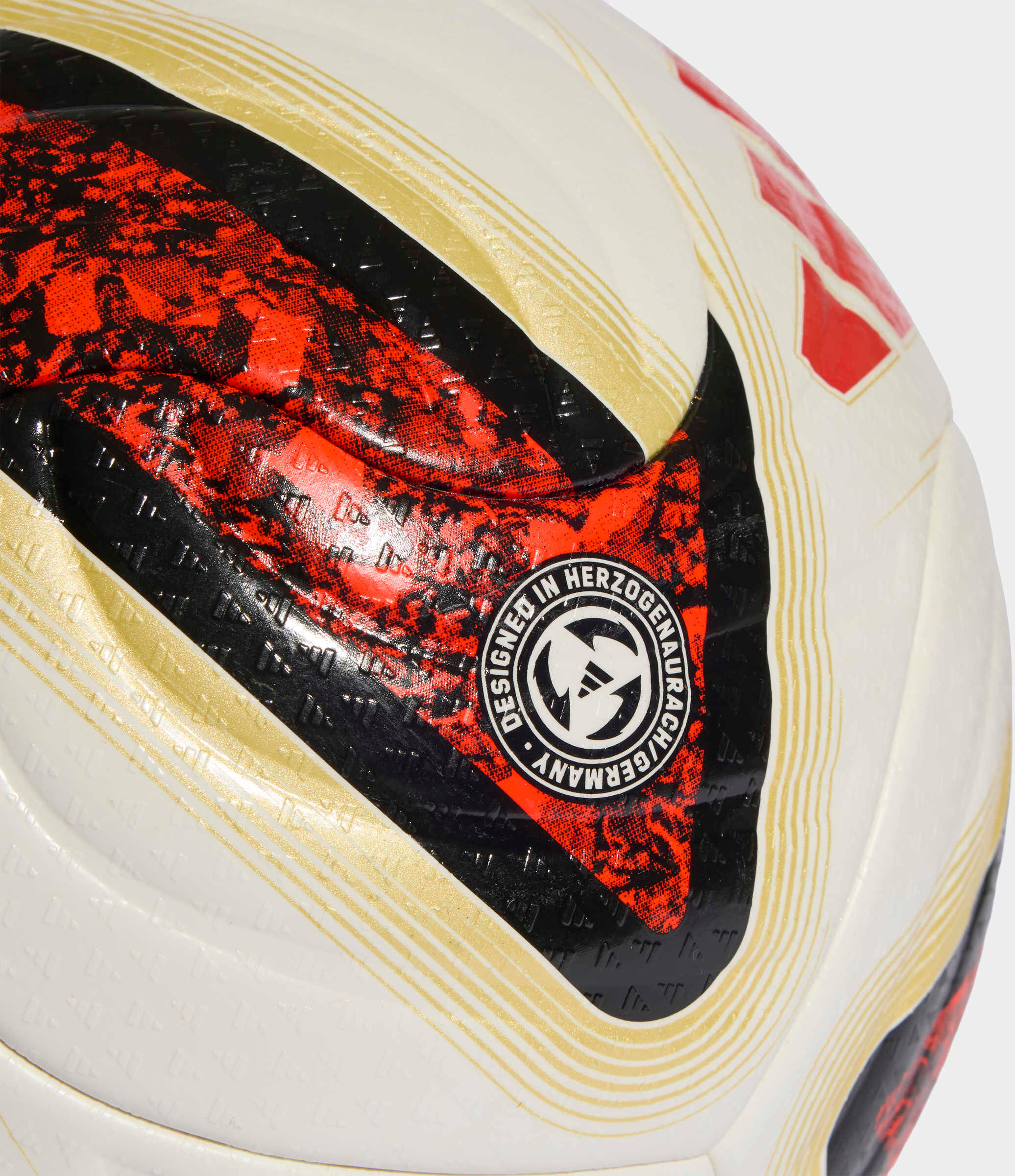 Fußball ADIDAS PERFORMANCE "BUNDESLIGA 26/27 TORFABRIK PRO" Gr. 5, rot (weiß, schwarz, solar rot), Bälle, 5, 0,4 g, Bundesliga, B:22,3cm H:17,3cm T:22cm