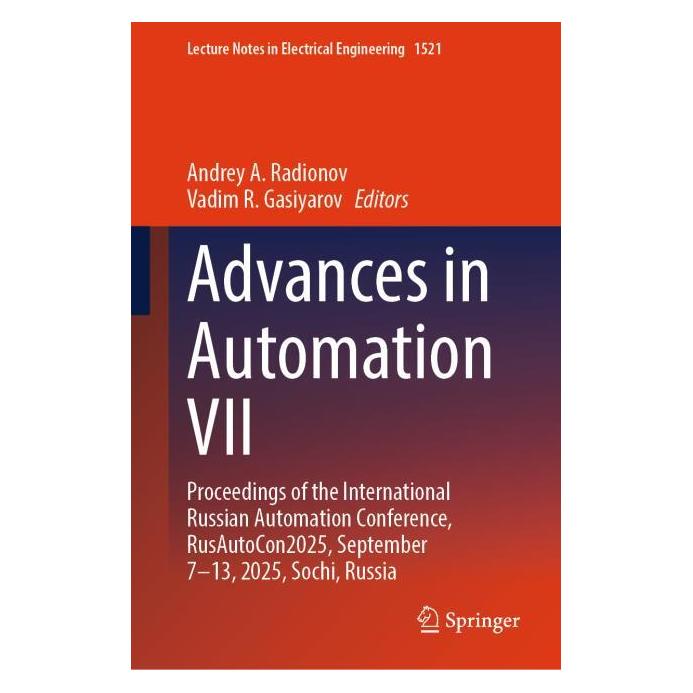 Springer Advances in Automation VII (Englisch, Hardcover, Andrey A. Radionov, Vadim R. Gasiyarov) (65216982)