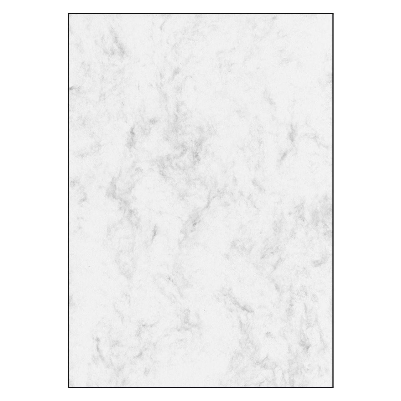 SIGEL Motivpapier Marmor grau DIN A4 90 g/qm 25 Blatt