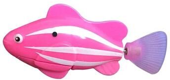 Inspired Living SplashChase LED Robot Fish Interactive Cat Toy 11
