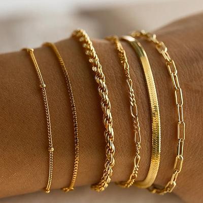 Klassisch Blume Mode Legierung Armband Schmuck Silber / Gold Für Täglich Ferien