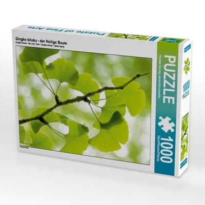 CALVENDO Puzzle Gingko biloba - der Heilige Baum | 1000 Teile Lege-Größe 64x48cm Foto-Puzzle für glückliche Stunden