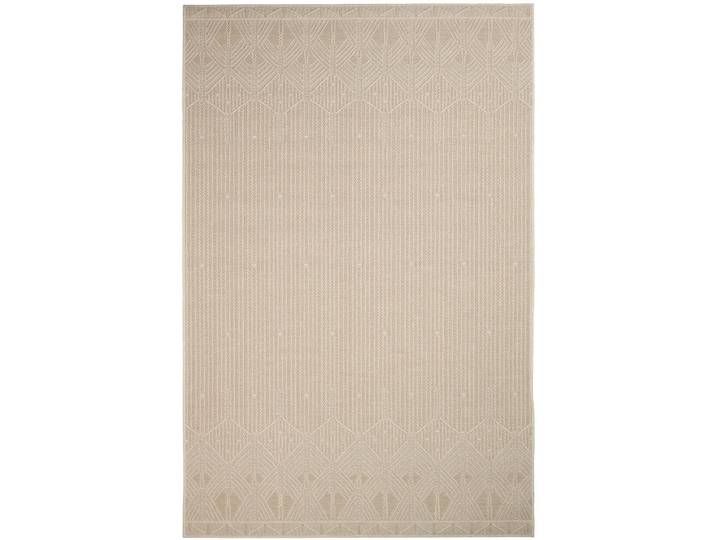 Novel Outdoorteppich, Beige, Textil, Struktur, rechteckig, 80x150 cm, Oeko-Tex® Standard 100, für Fussbodenheizung geeignet, In verschiedenen Grössen erhältlich, lichtunempfindlich, pflegeleicht, Teppiche & Böden, Teppich, Outdoorteppich