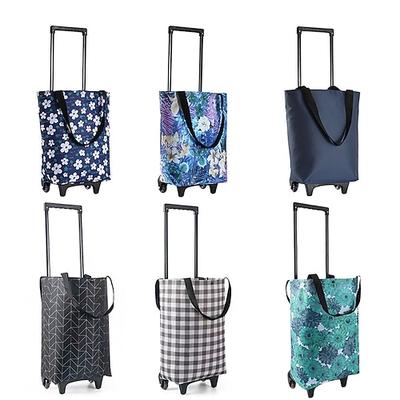 Faltbare Einkaufstasche mit Rädern, wiederverwendbare Lebensmitteleinkaufstaschen, Öko, große Lebensmittel, Supermarkt, Gemüsetaschen