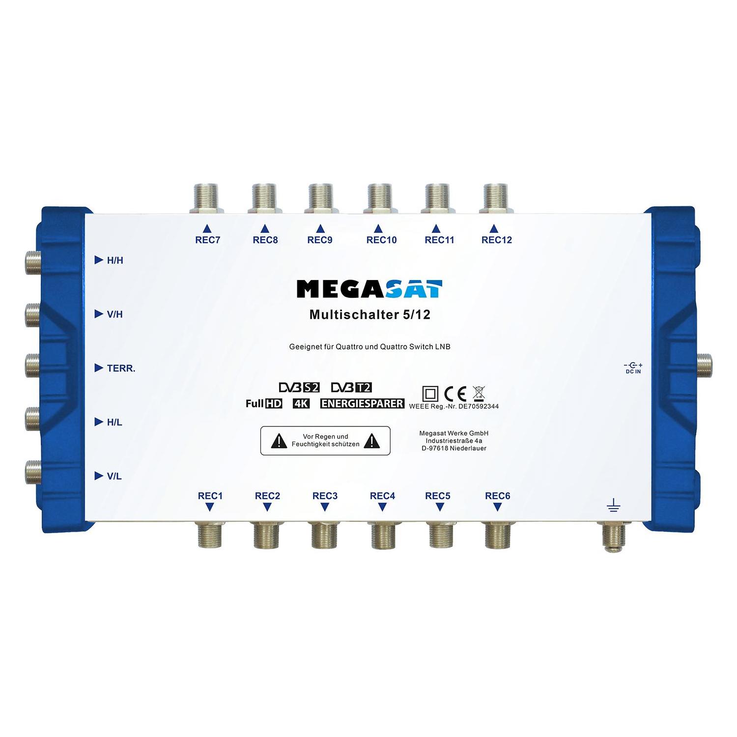 Megasat Multiswitch 5/12 (Multischalter) (600205)