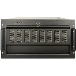 Intertech INTER-TECH IPC 6U-6606 Storage 48,26cm 19zoll Gehaeuse fuer professionelle Netzwerkloesungen (6 HE, 19 Zoll Rack), Serverschrank, Schwarz