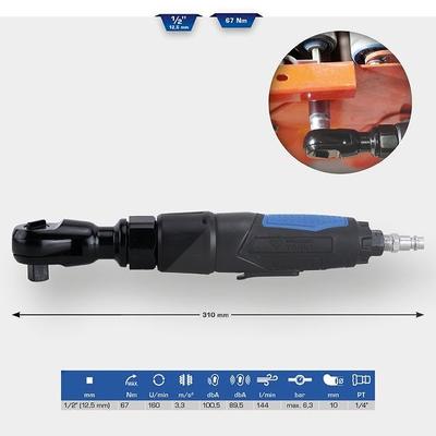 Brilliant Tools 1/2 Druckluft-Ratsche, 67 Nm [Hersteller-Nr. BT160600]