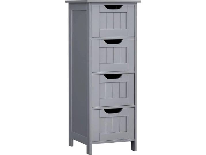 Wandregal VASAGLE Grau B 26.5 cm T 28.5 cm - Material: Holzwerkstoff - Kommode