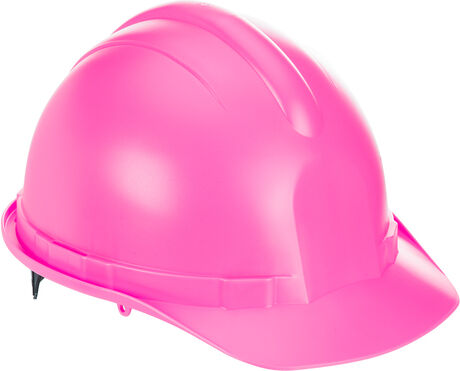 Bauhelm, neonpink