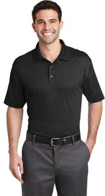 Port Authority K573 Rapid Dry Mesh Polo Shirt in Black size XL