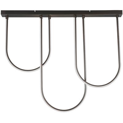 SEARCHLIGHT LED Deckenleuchte "Hängeleuchte Chime, 3-flammig", schwarz, 3, H: 91cm, 1 Stk., Leuchten, Lianen-Optik, LED Deckenleuchte