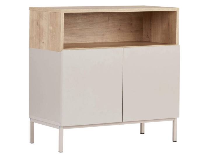 Mid.you Sideboard, Eiche, Sand, 80x80x40 cm, Wohnzimmer, Kommoden & Sideboards, Sideboards