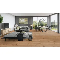 ter Hürne Wood Edition Designboden Eiche Juno Perform gebürstet Lange Landhausdiele Avatara 1800x246x6 mm