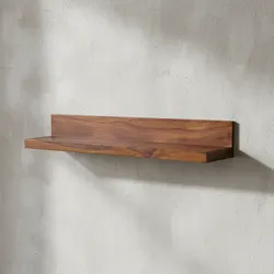KADIMA DESIGN Wandregal NAKO Massivholz: Flexibles Landhaus-Design, verschiedene Größen, pflegeleicht