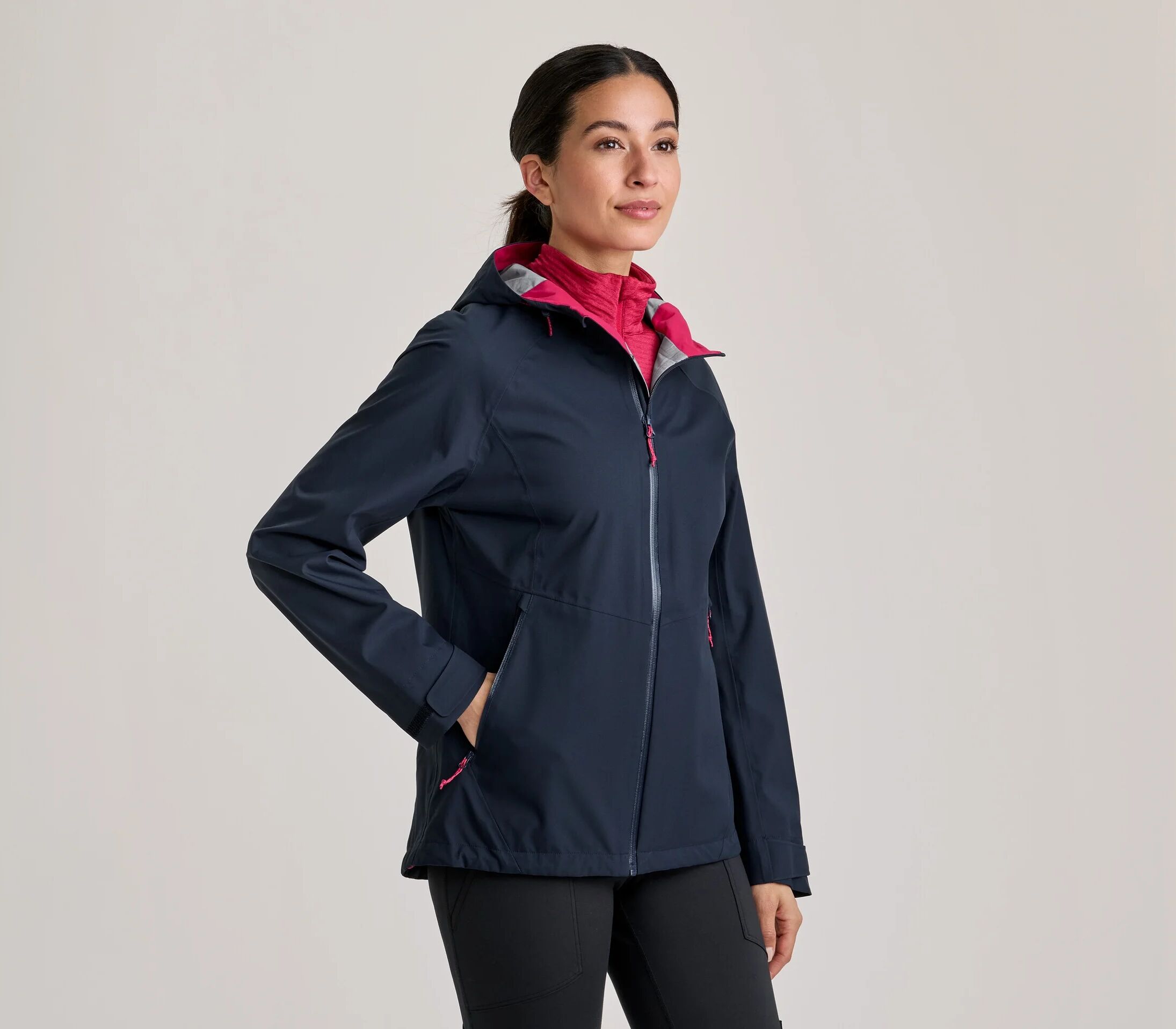 Tchibo - Outdoor Jacke »DryProof« - Damen - Gr. 42 - dunkelblau