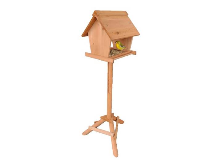 Relaxdays Vogelfutterhaus aus Tannenholz