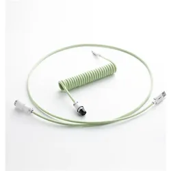 CableMod Pro Coiled Keyboard Cable USB-C zu USB Typ A, Lime Sorbet (1.50 m, USB 2.0), USB Kabel