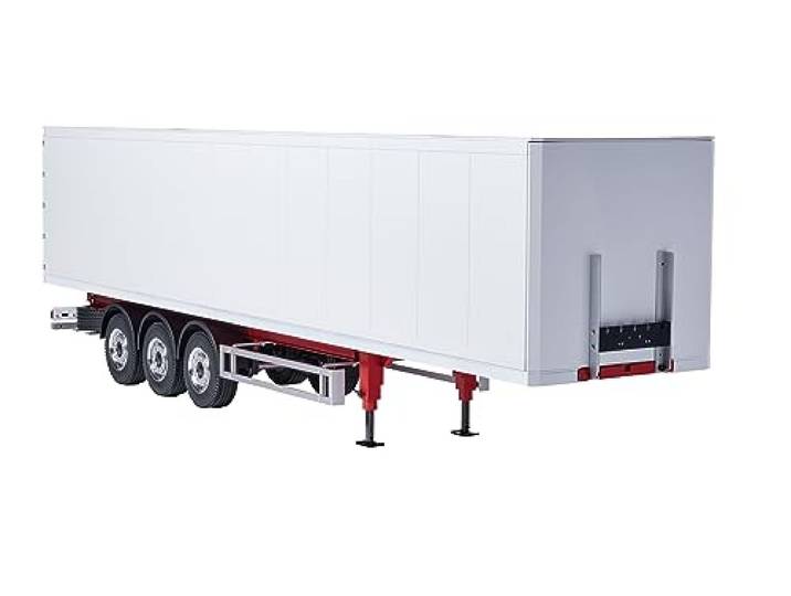 Carson 500907792 1:14 3-Achs Kofferauflieger Ver.III weiß - RC-Truck, Ersatzteile, Tuningteile, Zubehör, Modellbau, Maßstab 1:14, Truck Anhänger