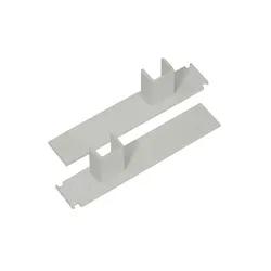 Mydeco VHS Endkappe   ¦ weiß ¦ Kunststoff ¦ Maße (cm): B: 9 H: 2